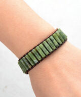 armband jaspis edelsteen groen