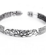 armband zilver lotus