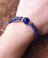 bracelet gem stones blue