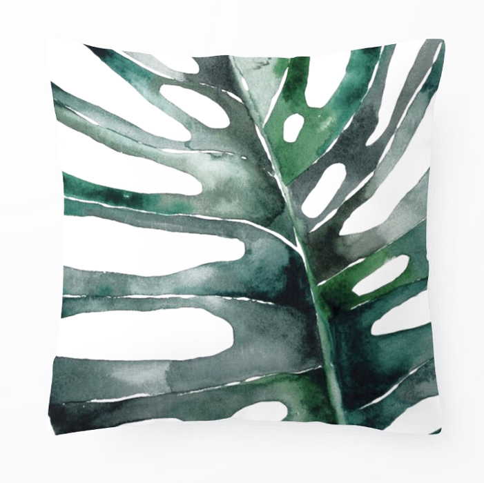 kussenhoes monstera blad 1 kussen monstera