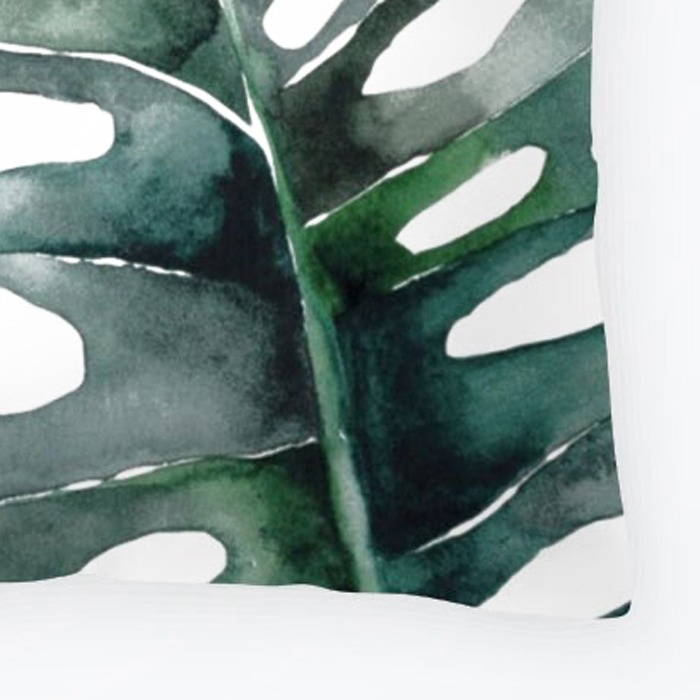 kussenhoes monstera blad 2 kussen monstera