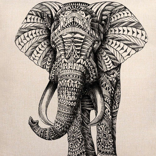 kussenhoes olifant