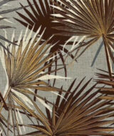 kussenhoes palm bruin grijs