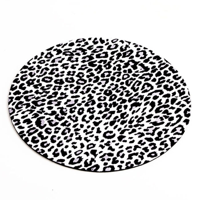 muismat luipaard print