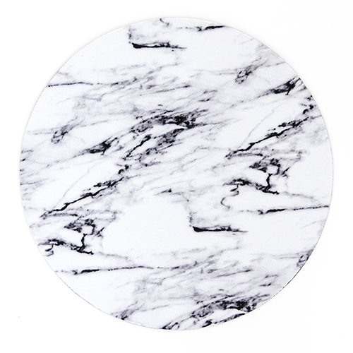 muismat rond marble