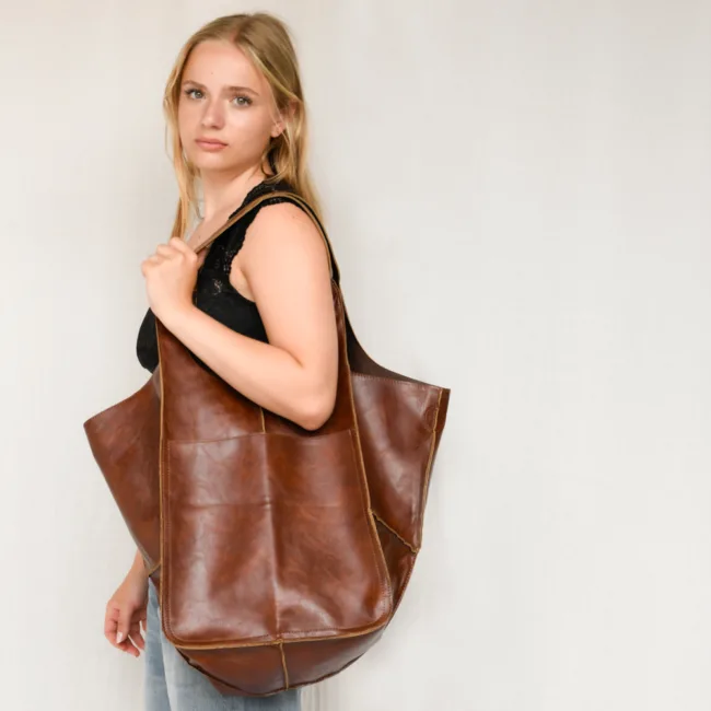 schoudertas ivy donkerbruin