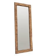 spiegel donkere lijst hout