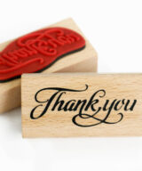 stempel hout thank you