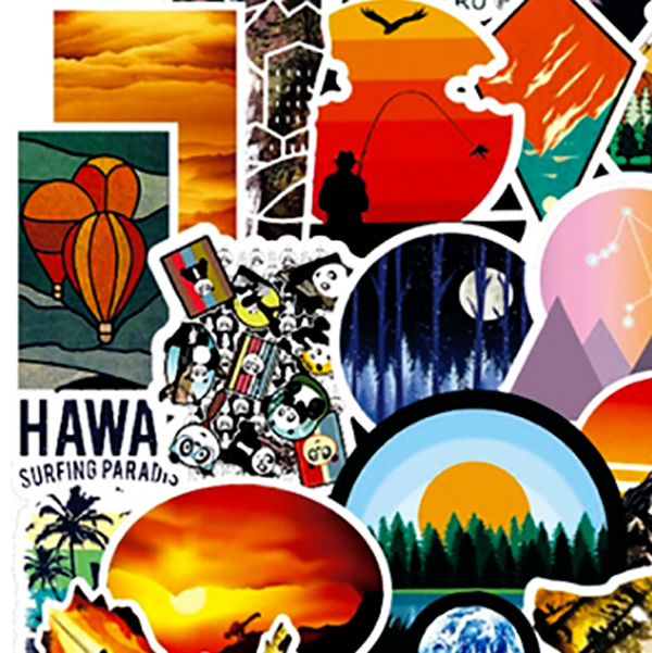 laptop stickers rond