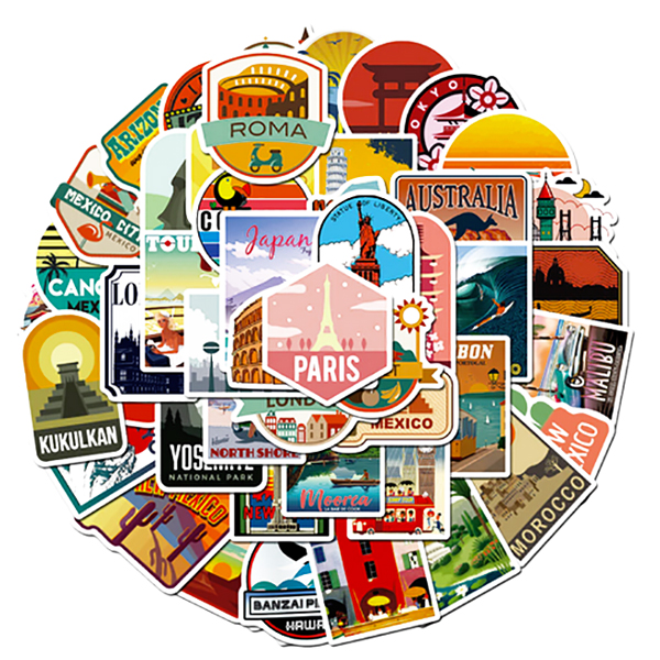 laptop stickers reizen