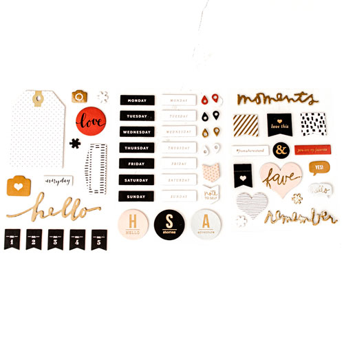 stickervellen knutselen