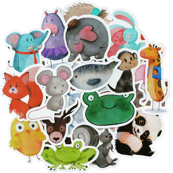 stickers dieren