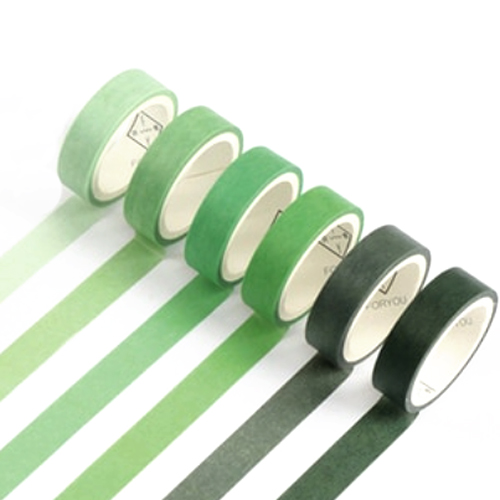 washi tape groen