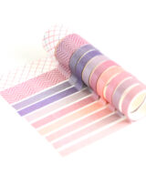 washi tape roze paars