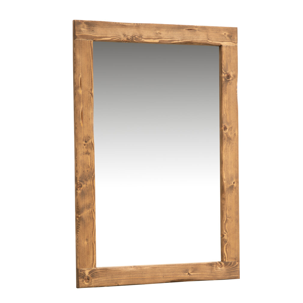 spiegel donker hout lijst 120 x 80