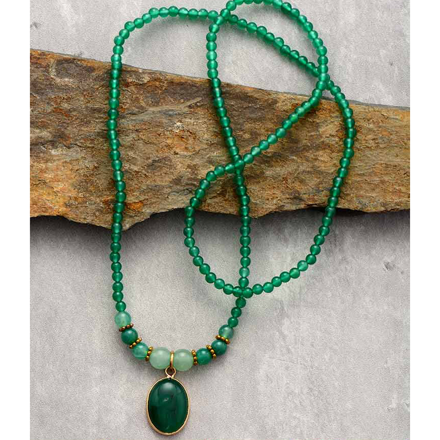 necklace green