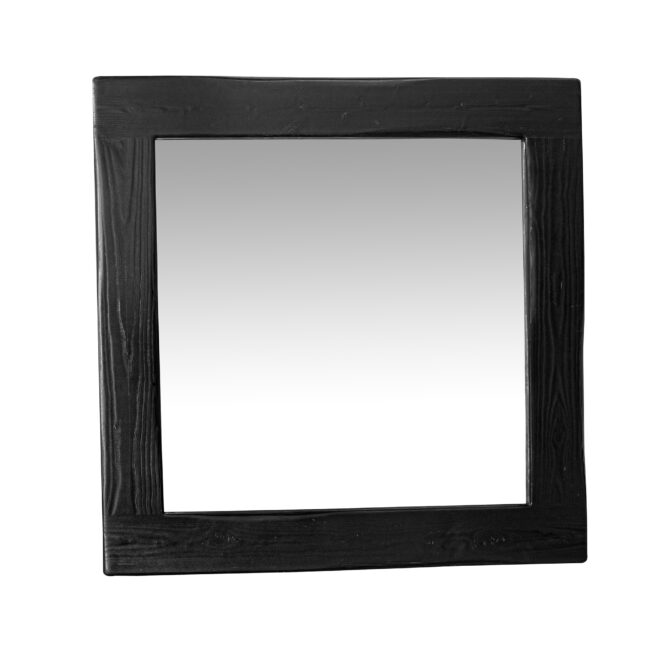 spiegel vierkant zwart