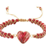 armband heart red