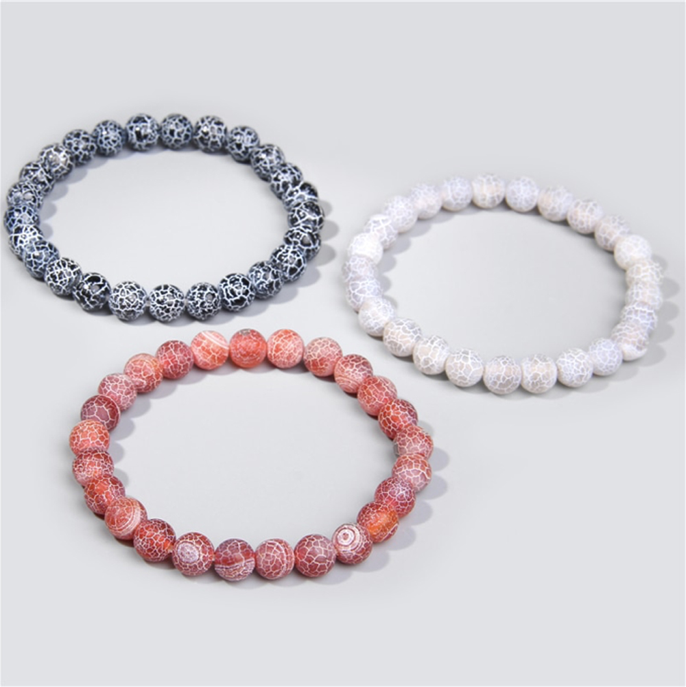 armband frosted agaat.1