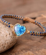 armband valentijn hart blauw
