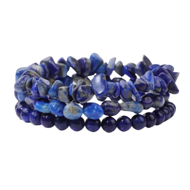 armbanden set Lapis lazuli