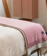 alpaca plaid roze