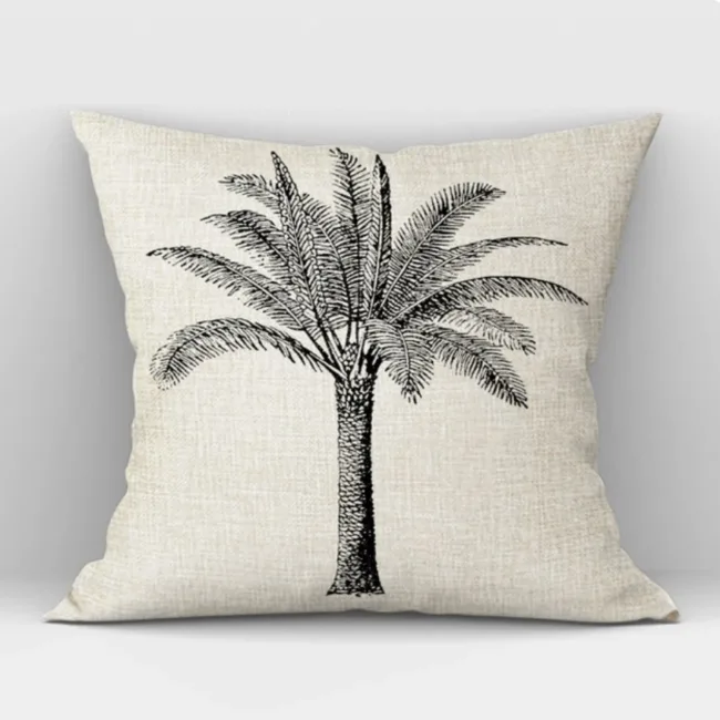 kussenhoes vintage palmboom