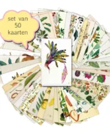 set 50 ansichtkaarten botanisch vintage