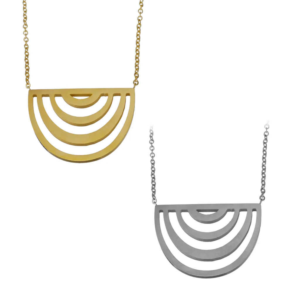 ketting waves zilver