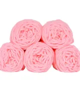 chunky wol voor haken roze