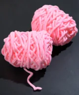 chunky wol voor haken roze