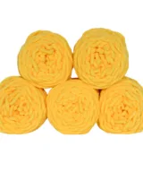 chunky wol voor haken geel