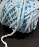 chunky wol voor haken lichtblauw