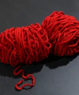 chunky wol voor haken rood