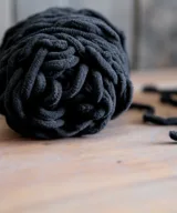 chunky wol zwart voor haken