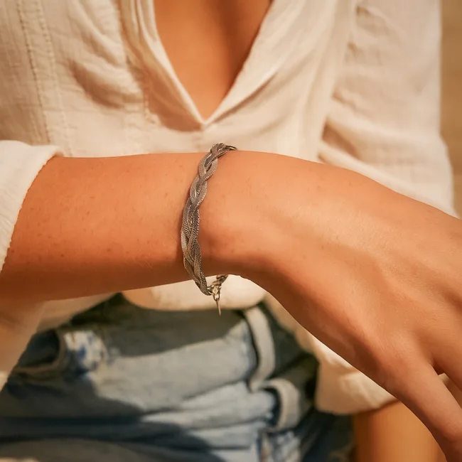 armband Jill zilver