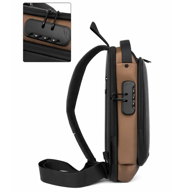 schoudertas Hugo bruin