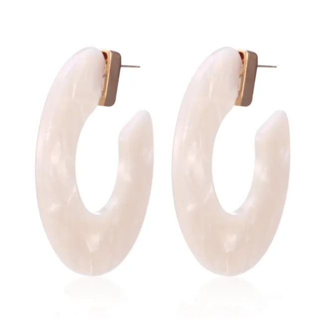 oorbellen Carice wit