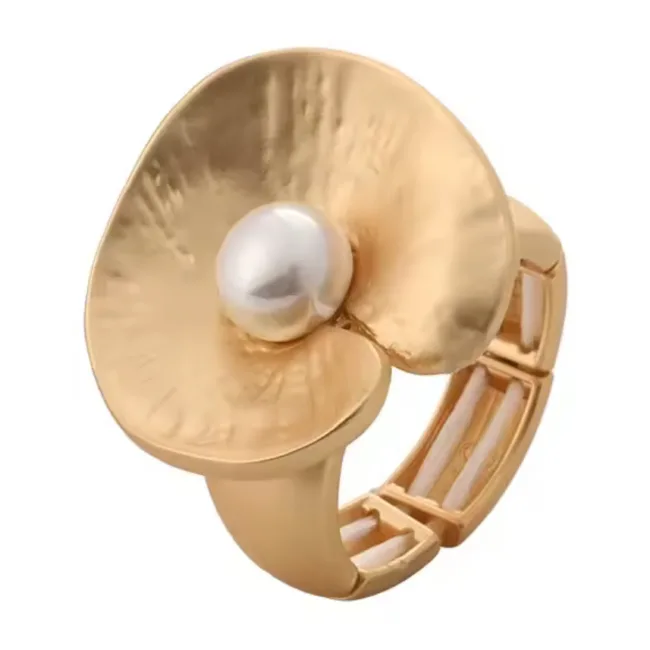 ring lotus goud