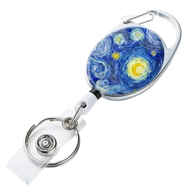 Badgehouder RVS Starry Night