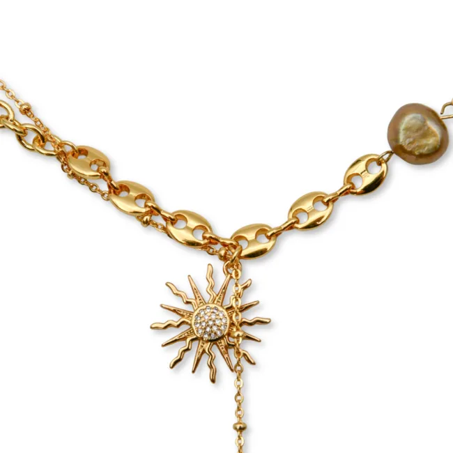ketting sun goud
