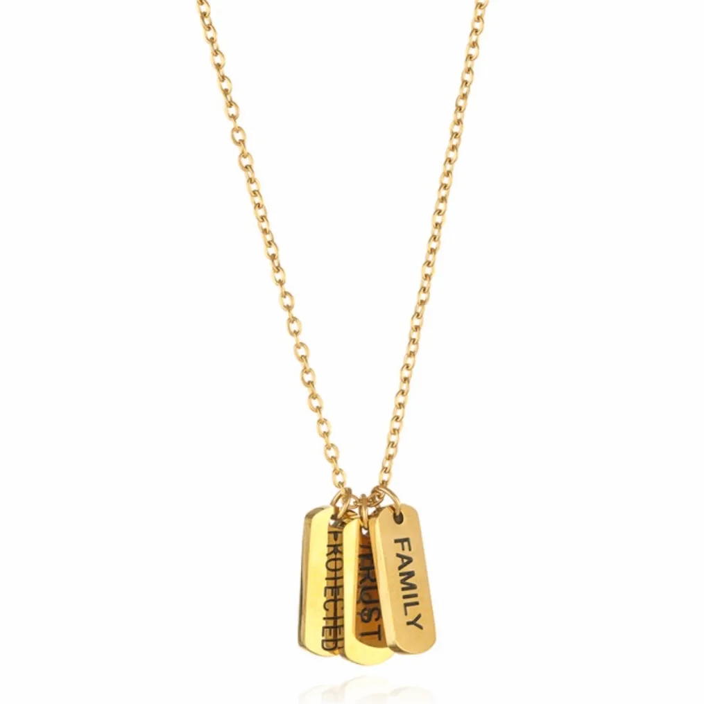 ketting trust-family-protected goud 1 ketting trust family protected goud