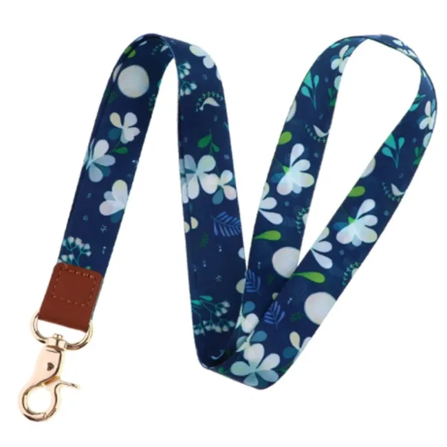 Keycord Flowers Blue
