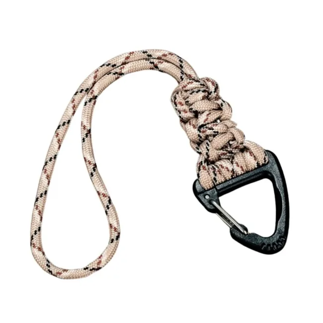 Keycord Haak-Clipsluiting Zand