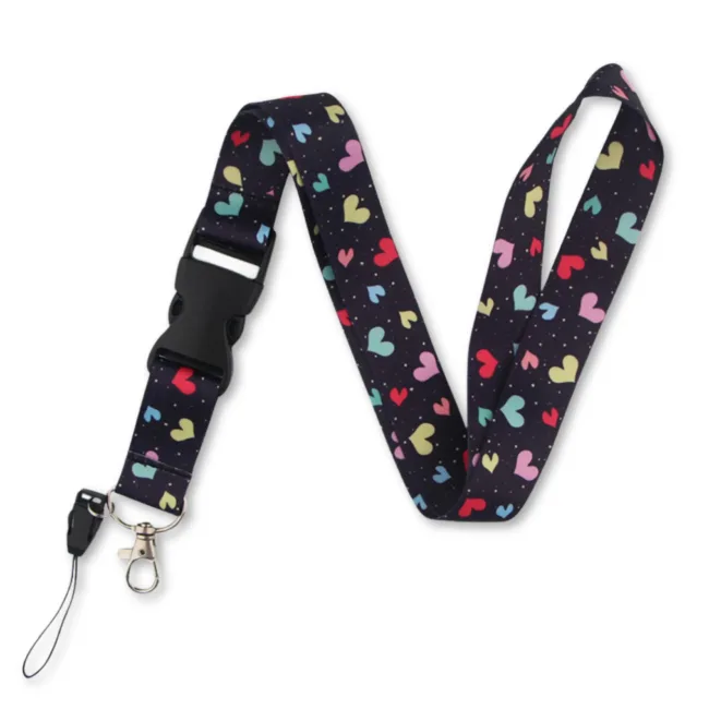 Keycord Colorful Hearts