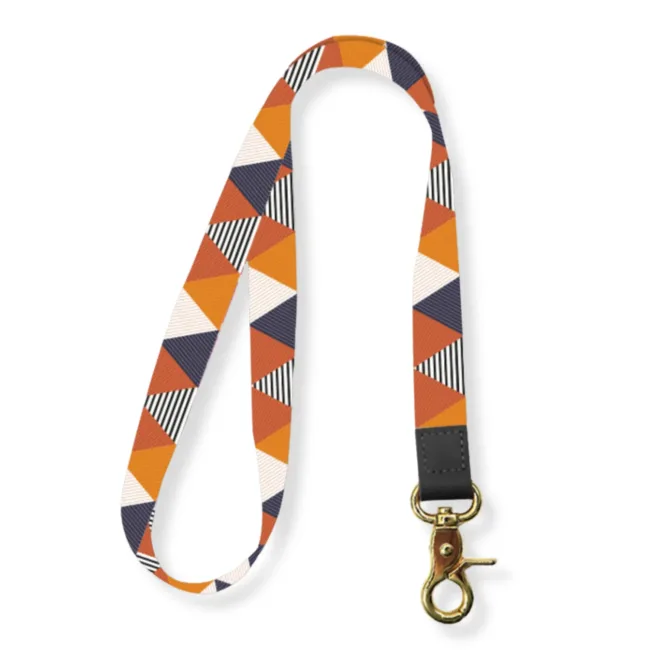 Keycord Driehoekjes Oranje