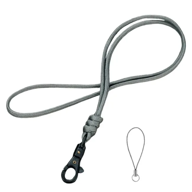 Keycord Grijs Geknoopt