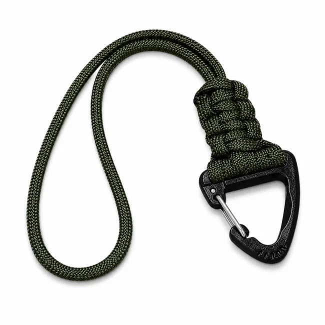 keycord haak clipsluiting donkergroen