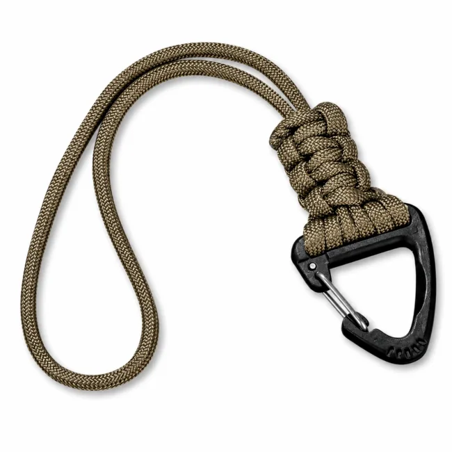 keycord haak-clipsluiting khaki