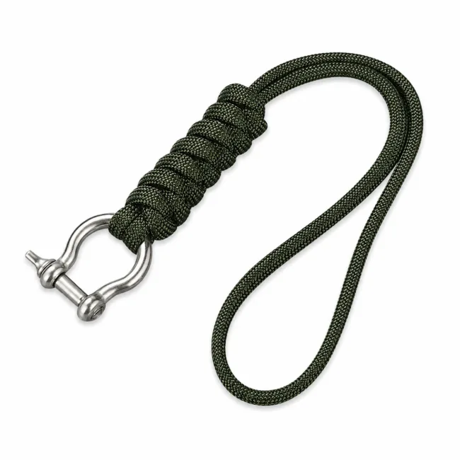 keycord harpsluiting donkergroen